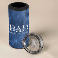 Gifts From Daughter For Dad 4 in 1 Can Cooler Tumbler I Love You Dad Your Little Girl - Wonder Print Shop