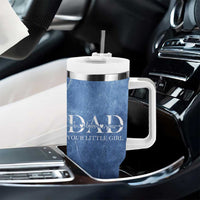 Gifts From Daughter For Dad Tumbler With Handle I Love You Dad Your Little Girl - Wonder Print Shop
