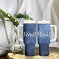 Gifts From Daughter For Dad Tumbler With Handle I Love You Dad Your Little Girl - Wonder Print Shop
