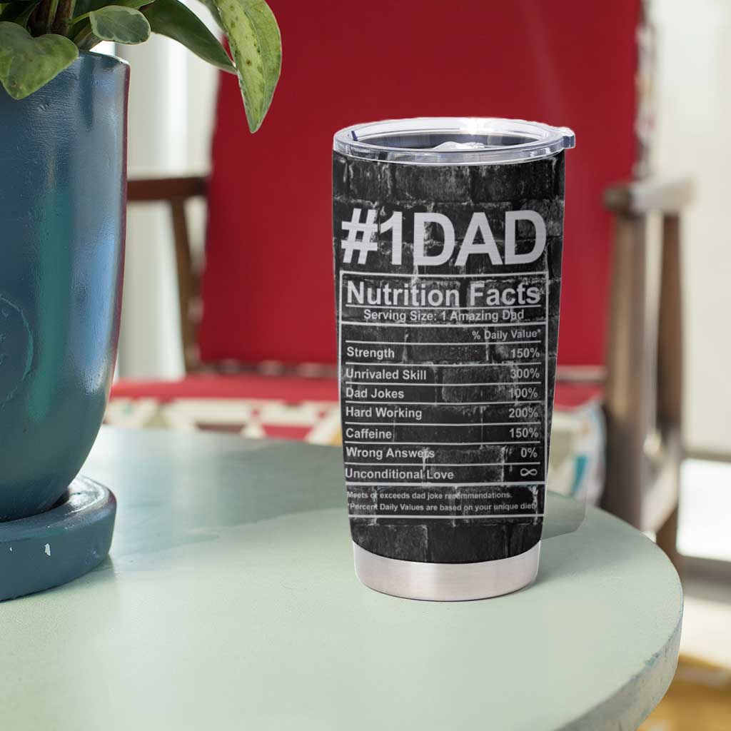 Funny Gifts For Dad Tumbler Cup My Favorite Child Gave Me This Cup - Wonder Print Shop