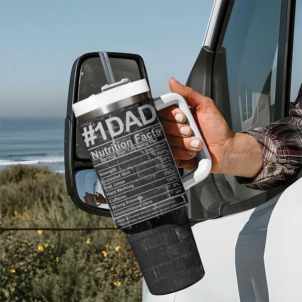 Funny Gifts For Dad Tumbler With Handle My Favorite Child Gave Me This Cup - Wonder Print Shop