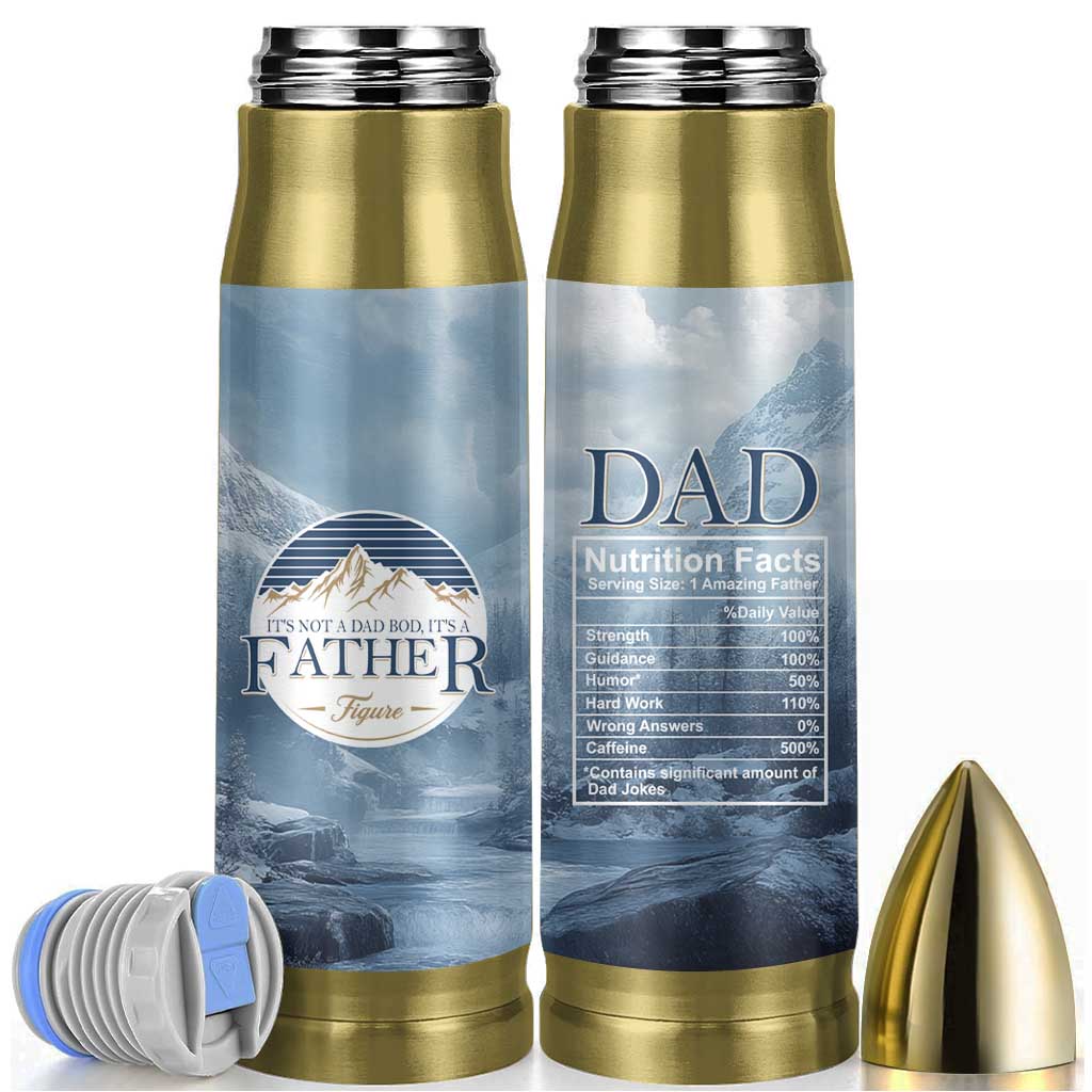 Gifts For Dad Bullet Tumbler It's Not A Dad Bod It's A Father Figure