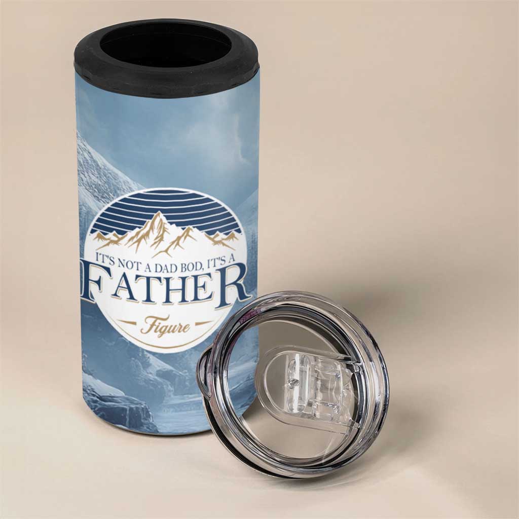 Gifts For Dad 4 in 1 Can Cooler Tumbler It's Not A Dad Bod It's A Father Figure - Wonder Print Shop