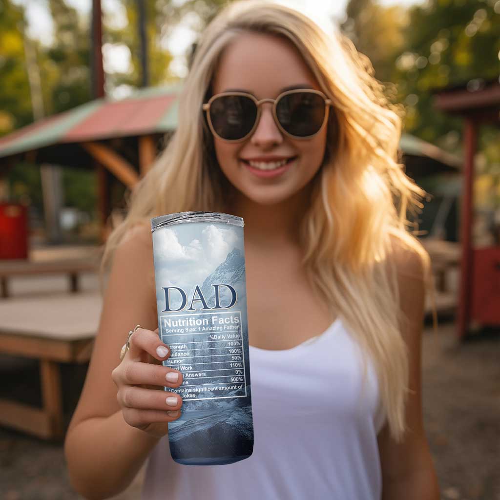 Gifts For Dad Skinny Tumbler It's Not A Dad Bod It's A Father Figure - Wonder Print Shop