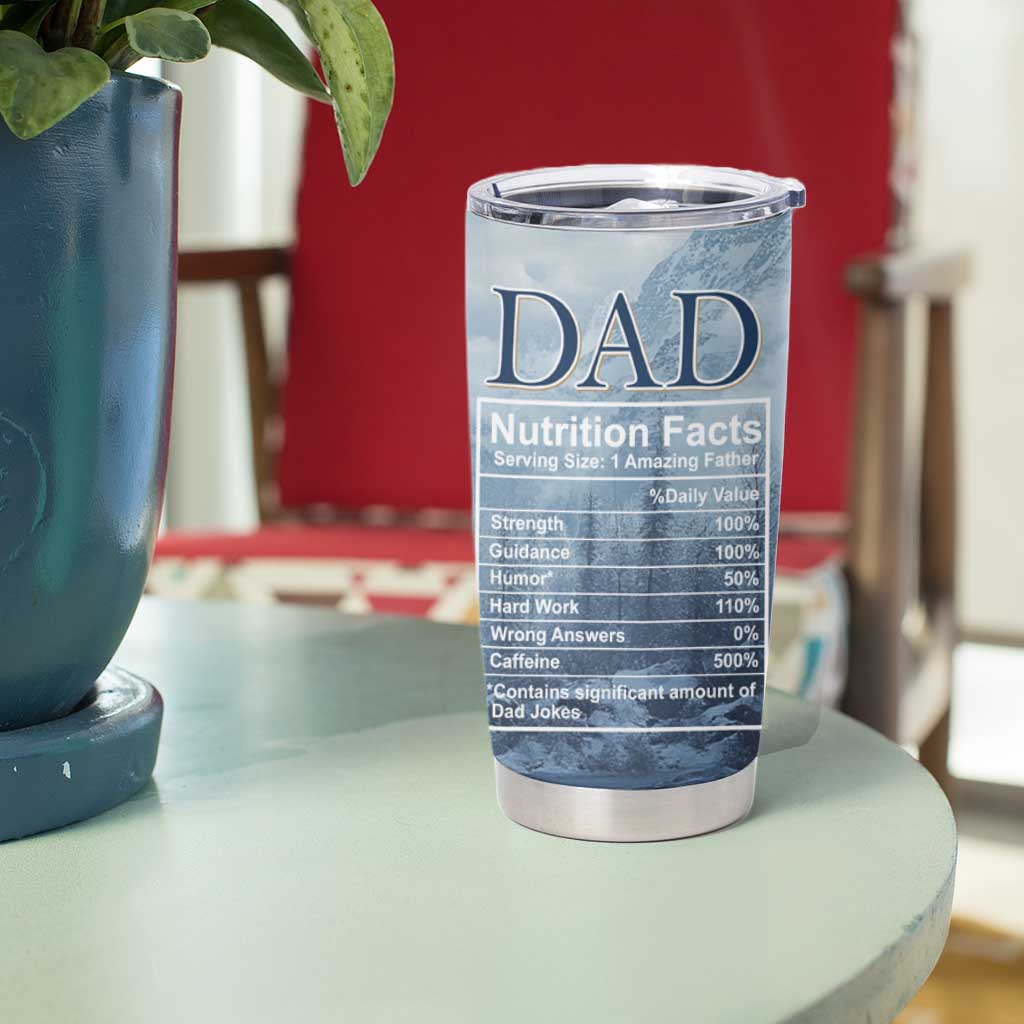 Gifts For Dad Tumbler Cup It's Not A Dad Bod It's A Father Figure - Wonder Print Shop