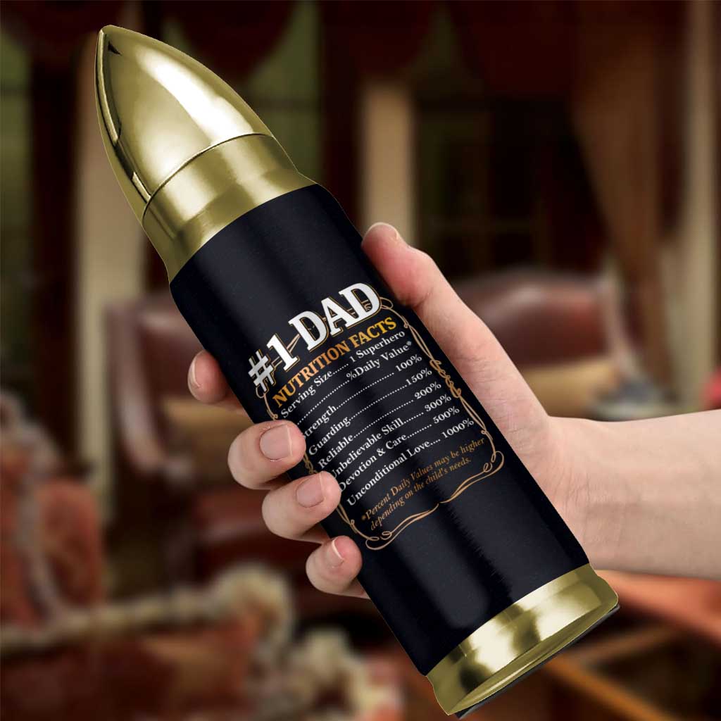 Best Dad Ever Bullet Tumbler No.1 Dad The Man The Myth