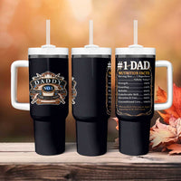 Best Dad Ever Tumbler With Handle No.1 Dad The Man The Myth