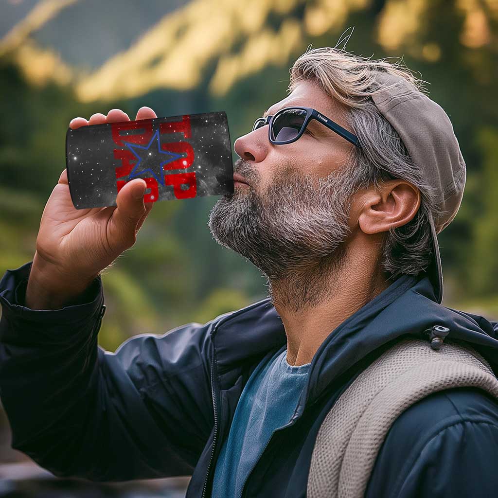 Top Dad 4 in 1 Can Cooler Tumbler American Patriotic Gifts For Dad