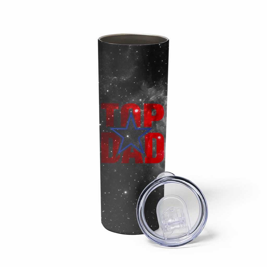 Top Dad Skinny Tumbler American Patriotic Gifts For Dad