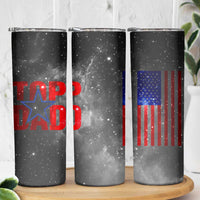 Top Dad Skinny Tumbler American Patriotic Gifts For Dad