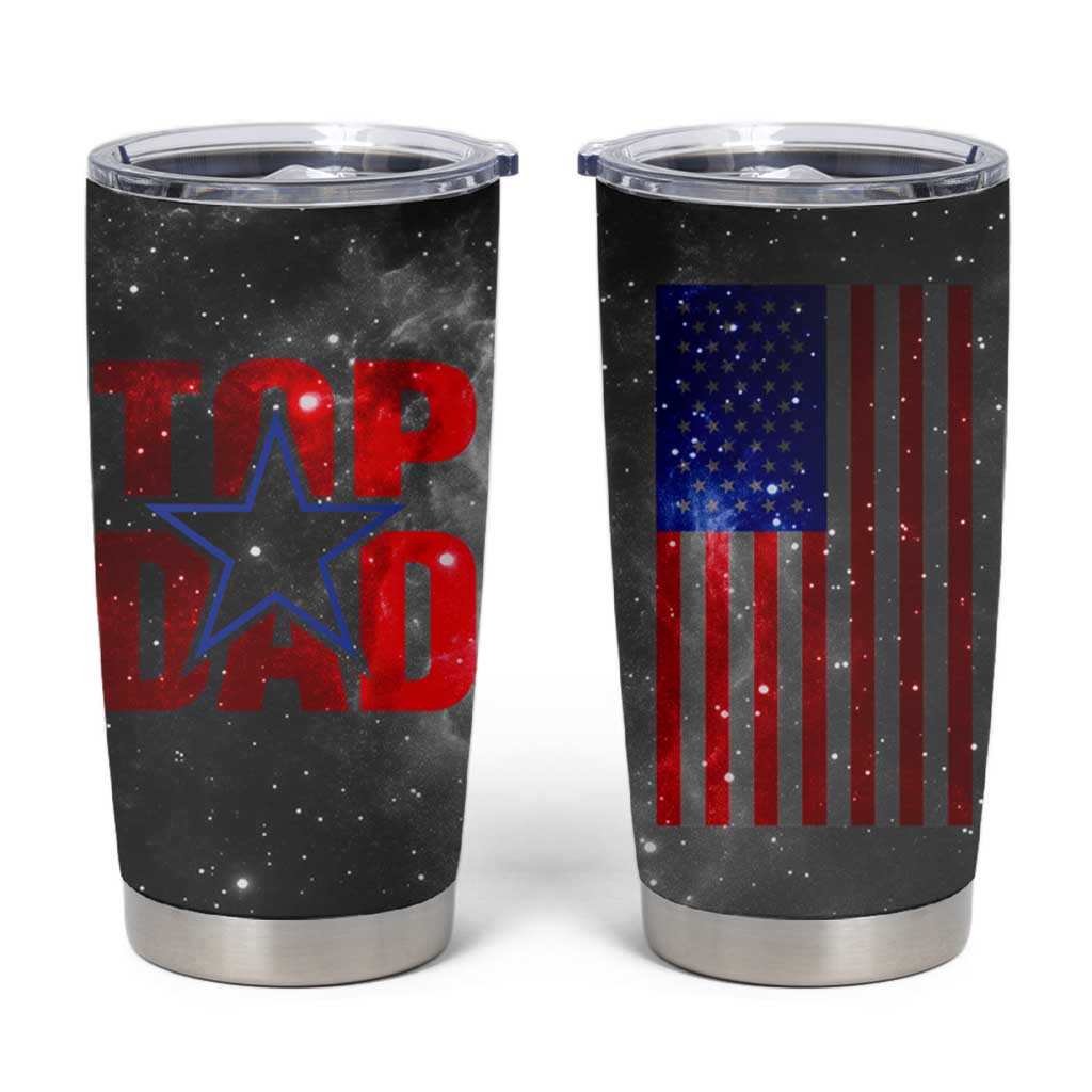Top Dad Tumbler Cup American Patriotic Gifts For Dad