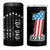 Gifts For Dad 4 in 1 Can Cooler Tumbler Top Dad American Patriotic