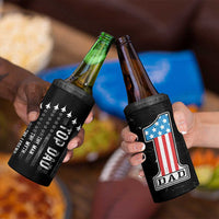 Gifts For Dad 4 in 1 Can Cooler Tumbler Top Dad American Patriotic