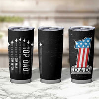 Gifts For Dad Tumbler Cup Top Dad American Patriotic