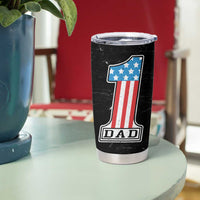 Gifts For Dad Tumbler Cup Top Dad American Patriotic