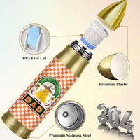 Best Dad Ever Bullet Tumbler Nacho Average Dad Spanish Funny Gifts For Dad