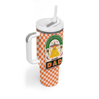 Best Dad Ever Tumbler With Handle Nacho Average Dad Spanish Funny Gifts For Dad - Wonder Print Shop