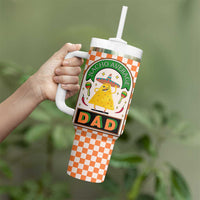 Best Dad Ever Tumbler With Handle Nacho Average Dad Spanish Funny Gifts For Dad - Wonder Print Shop
