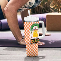 Best Dad Ever Tumbler With Handle Nacho Average Dad Spanish Funny Gifts For Dad - Wonder Print Shop