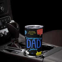 Funny Gifts For Dad Tumbler Cup Emergency Dad Jokes