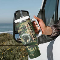 Papabear Best Dad Ever Tumbler With Handle Being A Dad Is An Honor Being A Papa Is Priceless - Wonder Print Shop