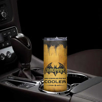 Funny Gifts For Dad Skinny Tumbler Dad Man Black Bat Like A Regular Dad But Cooler - Wonder Print Shop