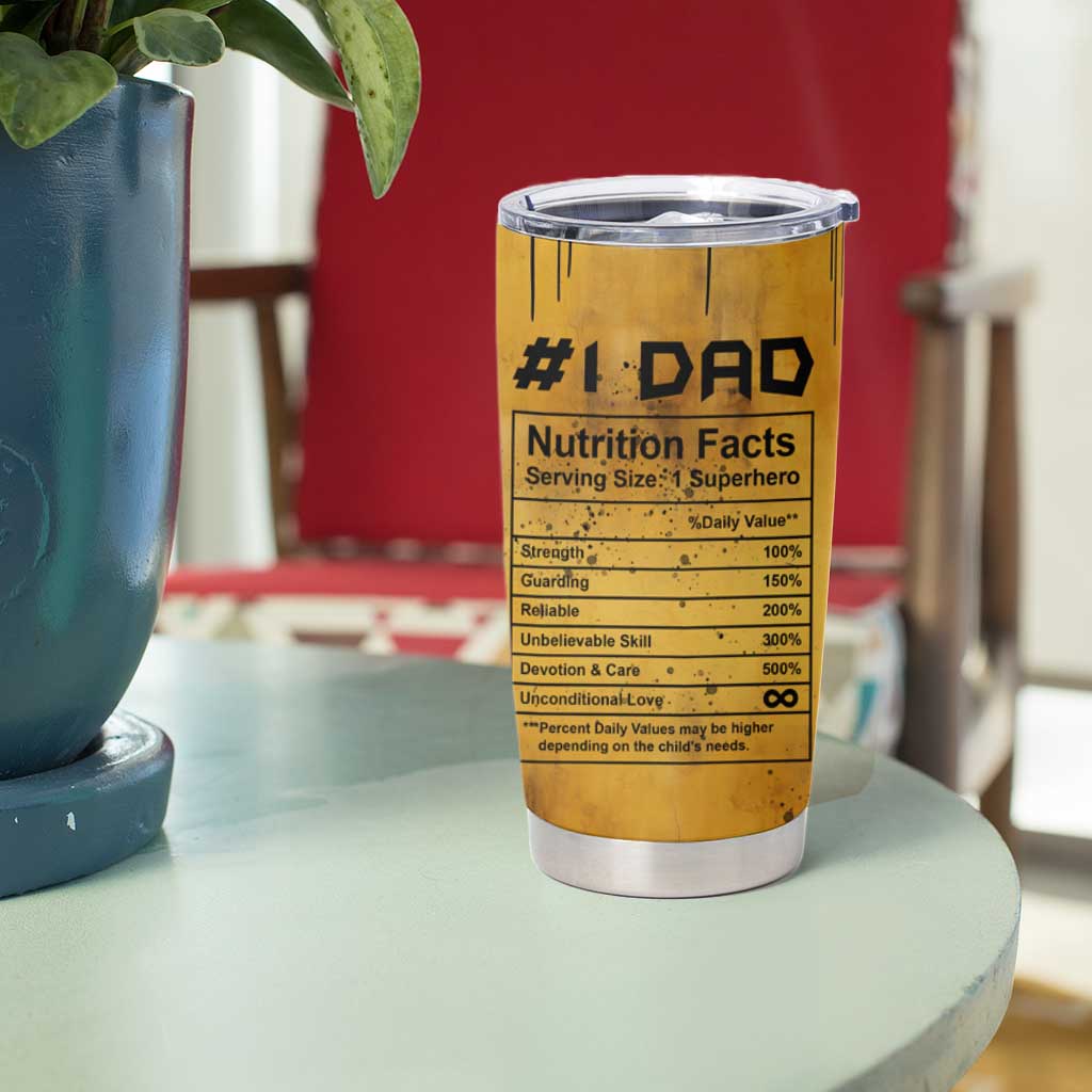 Funny Gifts For Dad Tumbler Cup Dad Man Black Bat Like A Regular Dad But Cooler - Wonder Print Shop
