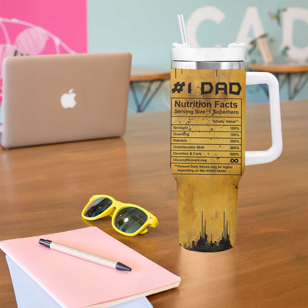 Funny Gifts For Dad Tumbler With Handle Dad Man Black Bat Like A Regular Dad But Cooler - Wonder Print Shop