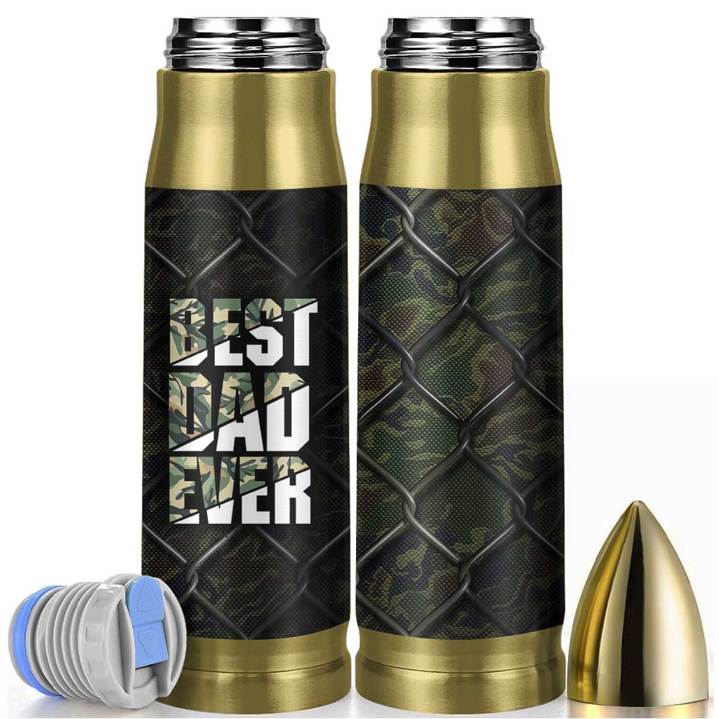 Best Dad Ever Camo Bullet Tumbler