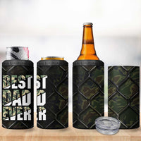 Best Dad Ever Camo 4 in 1 Can Cooler Tumbler - Wonder Print Shop