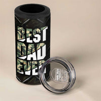 Best Dad Ever Camo 4 in 1 Can Cooler Tumbler - Wonder Print Shop
