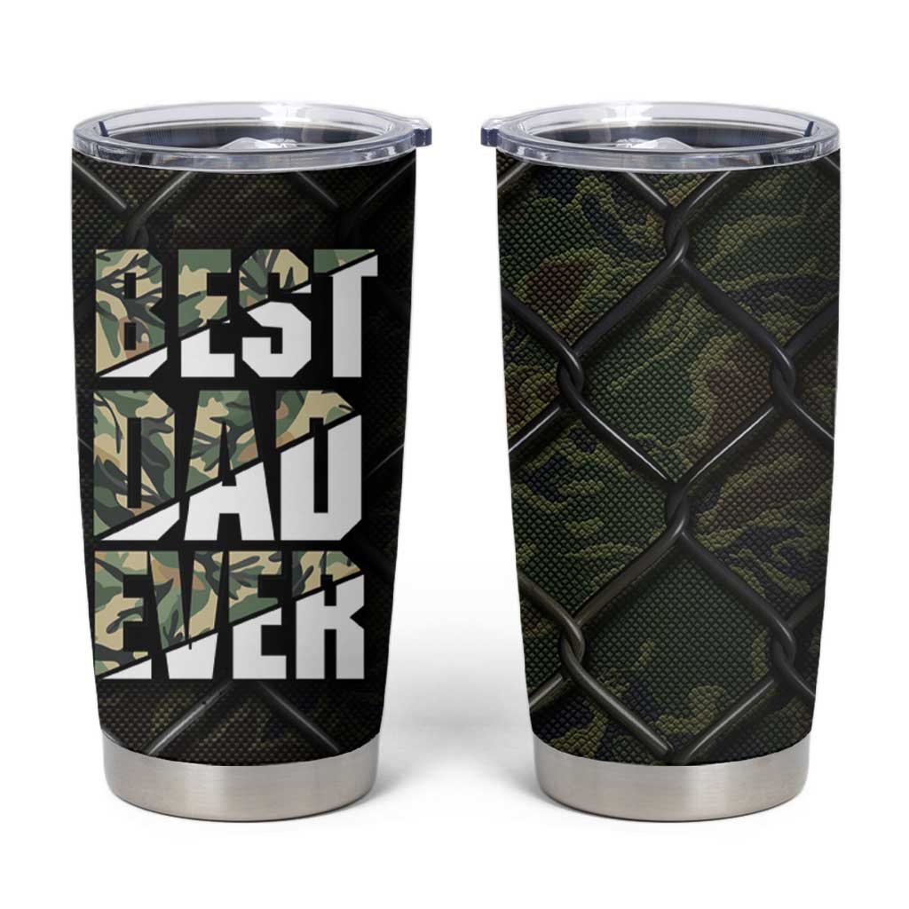 Best Dad Ever Camo Tumbler Cup - Wonder Print Shop