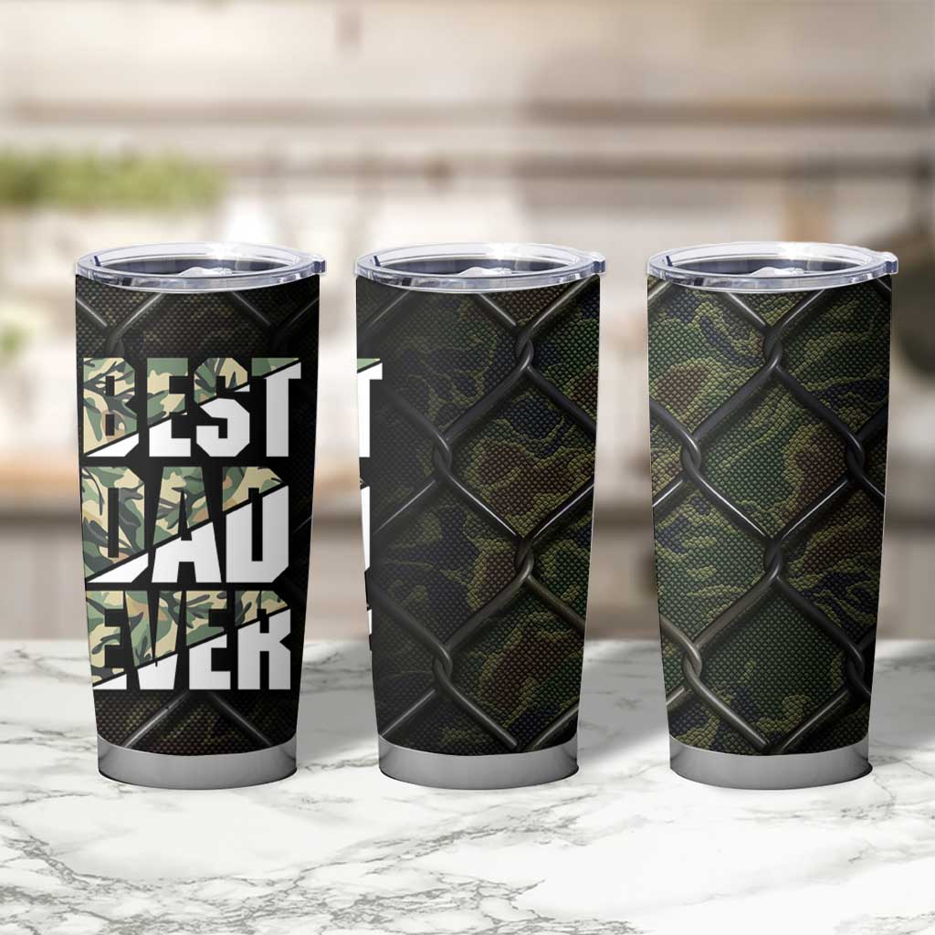 Best Dad Ever Camo Tumbler Cup - Wonder Print Shop
