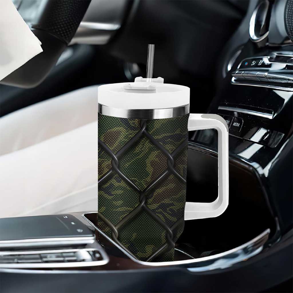 Best Dad Ever Camo Tumbler With Handle - Wonder Print Shop