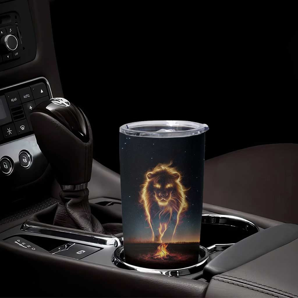 Gifts For Dad Tumbler Cup The Man The Myth The Legend Strong Lion - Wonder Print Shop