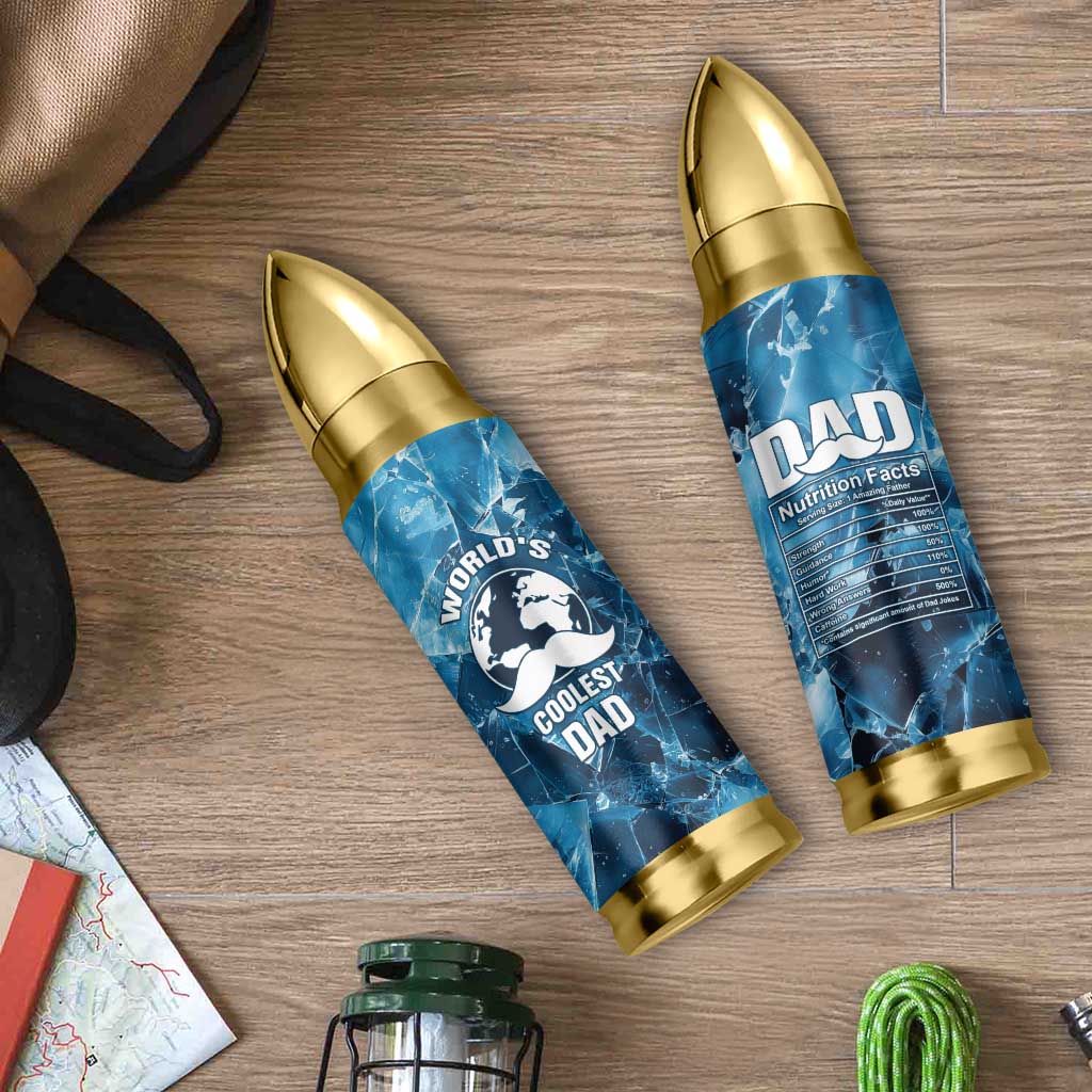 Gifts For Dad Bullet Tumbler World's Coolest Dad No.1 Dad