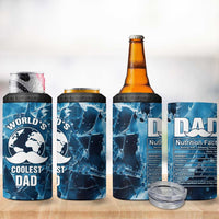 Gifts For Dad 4 in 1 Can Cooler Tumbler World's Coolest Dad No.1 Dad - Wonder Print Shop