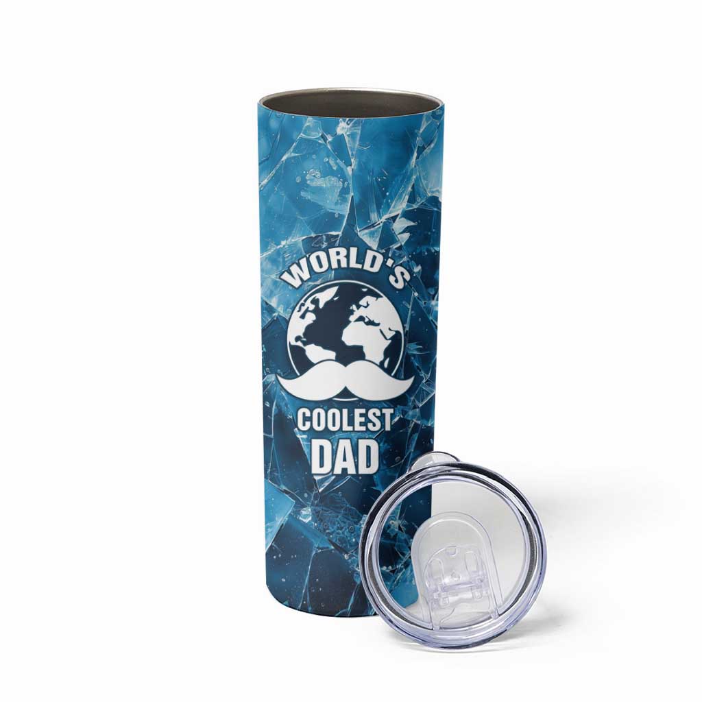 Gifts For Dad Skinny Tumbler World's Coolest Dad No.1 Dad - Wonder Print Shop