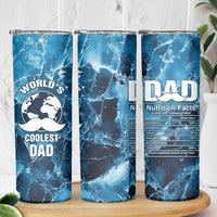 Gifts For Dad Skinny Tumbler World's Coolest Dad No.1 Dad - Wonder Print Shop