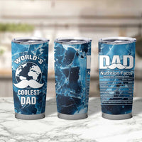 Gifts For Dad Tumbler Cup World's Coolest Dad No.1 Dad - Wonder Print Shop