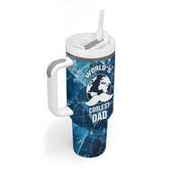 Gifts For Dad Tumbler With Handle World's Coolest Dad No.1 Dad - Wonder Print Shop