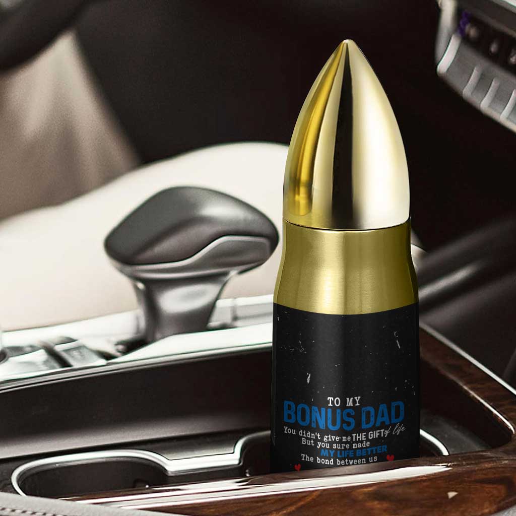 Gifts For Bonus Dad Bullet Tumbler Best Effin' Bonus Dad Ever Thank You Step Dad