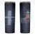 Blessed Dad Christian Skinny Tumbler Christ Cross Patriotic American Flag - Wonder Print Shop