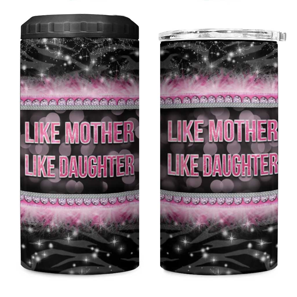 Gifts For Mom 4 in 1 Can Cooler Tumbler Like Mother Like Daughter Slay Mom - Wonder Print Shop