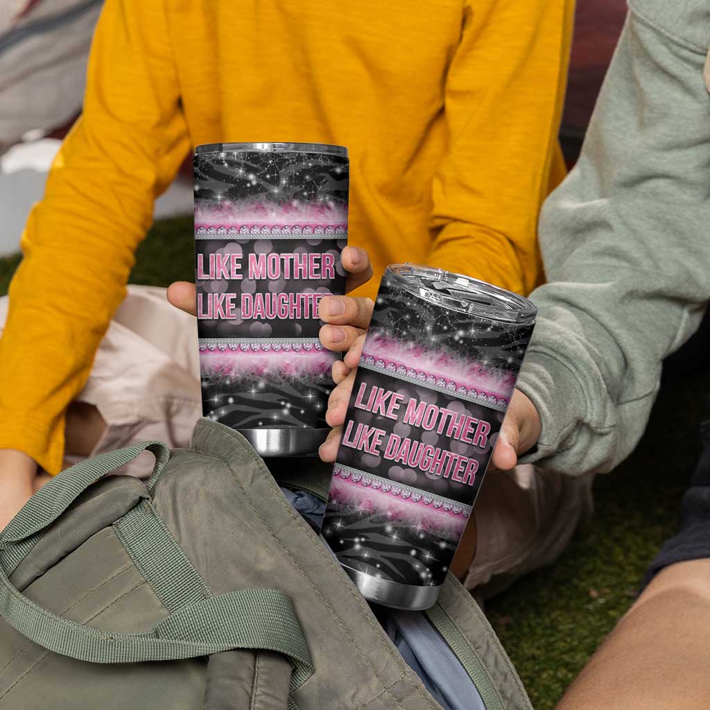 Gifts For Mom Tumbler Cup Like Mother Like Daughter Slay Mom - Wonder Print Shop