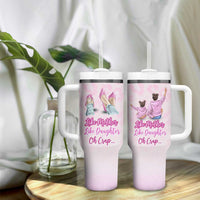 Gifts For Mom Tumbler With Handle Like Mother Like Daughter Oh Crap - Wonder Print Shop