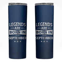 Funny Birthday Gifts For Men Skinny Tumbler Legends Are Born In September - Wonder Print Shop