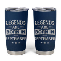 Funny Birthday Gifts For Men Tumbler Cup Legends Are Born In September - Wonder Print Shop