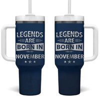 Funny Birthday Gifts For Men Tumbler With Handle Legends Are Born In November - Wonder Print Shop