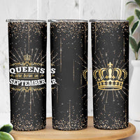 Birthday Gifts For Women Skinny Tumbler Queens Are Born In September - Wonder Print Shop
